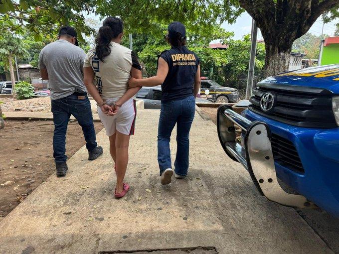 Capturan a mujer acusada de extorsión en Pajapita, San Marcos