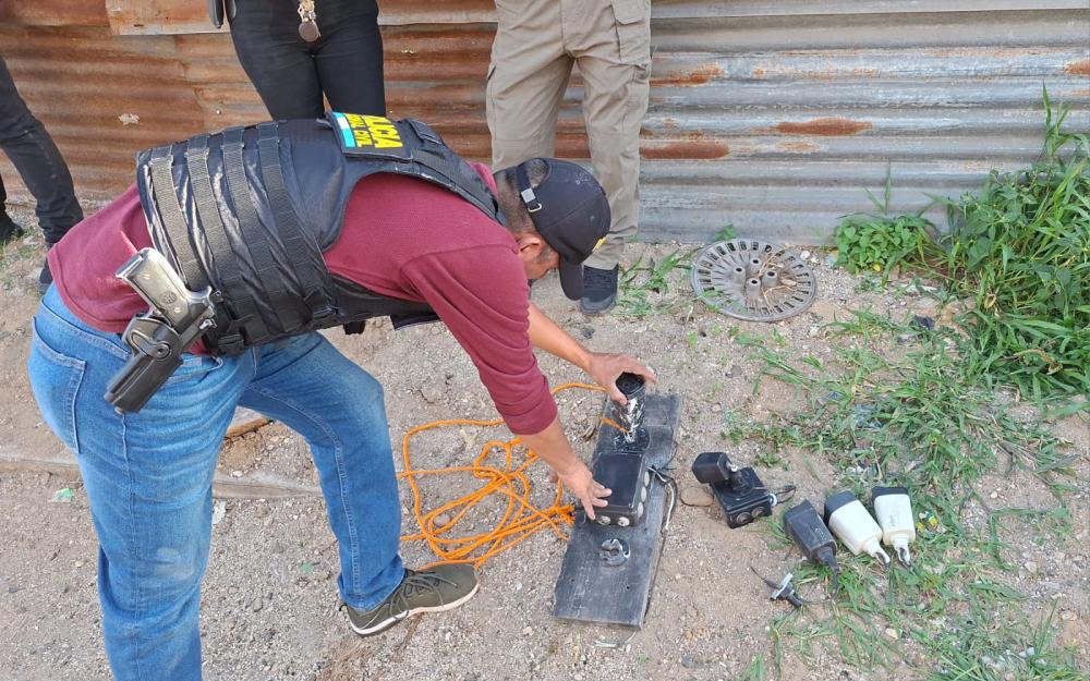 PNC desinstala cinco cámaras clandestinas en Chimaltenango