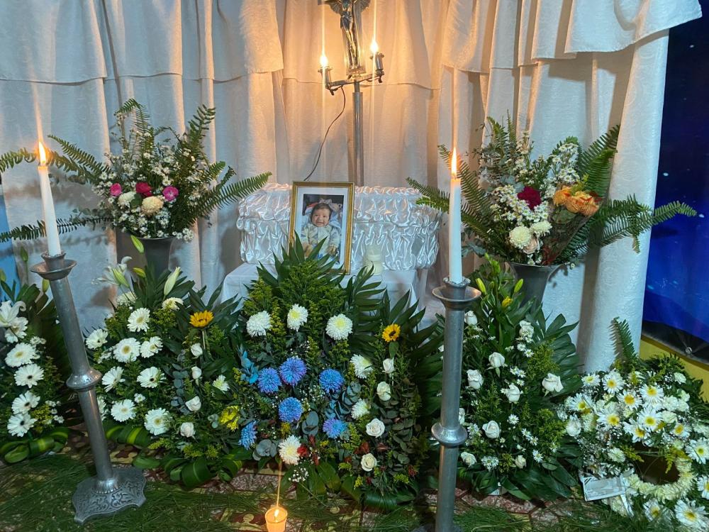 Hoy despedirán al bebé Frederick André Ovalle Soto; mamá pide justicia