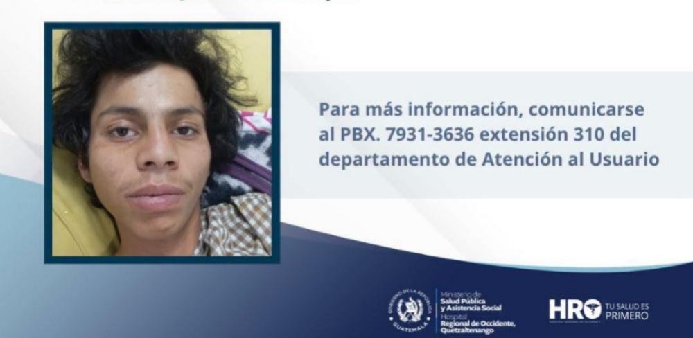 HRO solicita apoyo para localizar a familiares de pacientes 