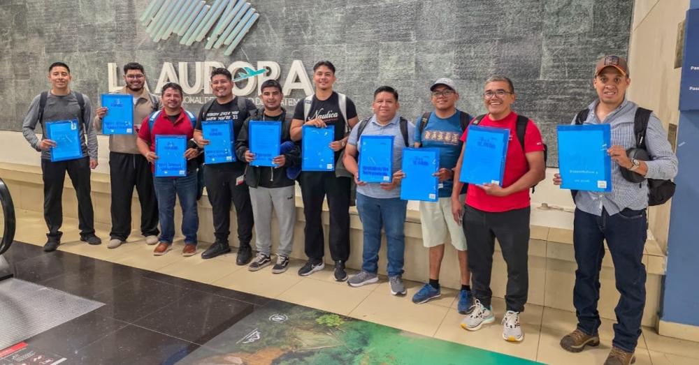 Diez guatemaltecos viajan a Alemania por programa laboral