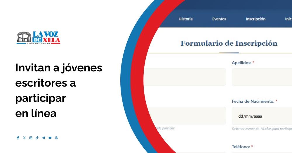 Certamen Literario Juvenil abre inscripciones en formato digital